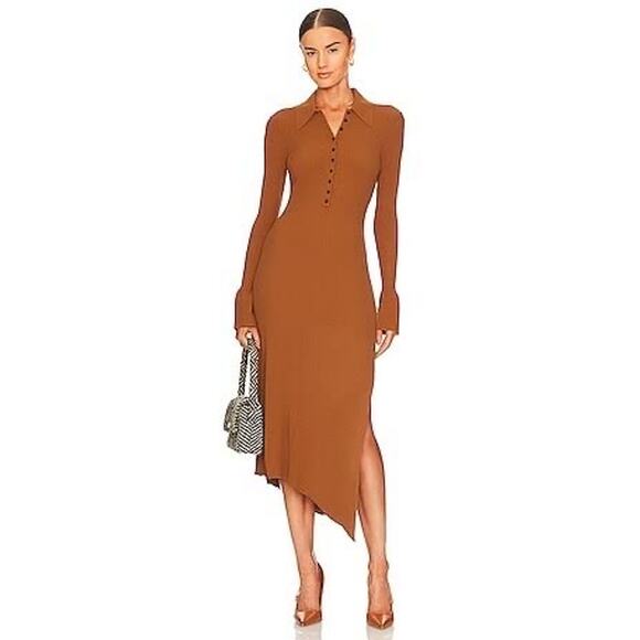 A.L.C. Lance Dress in Cognac Size XS - Picture 3 of 10